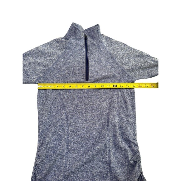 Athleta‎ Fastest Track 1/2 Zip Blue Running Jacket Size Small - Picture 4 of 5